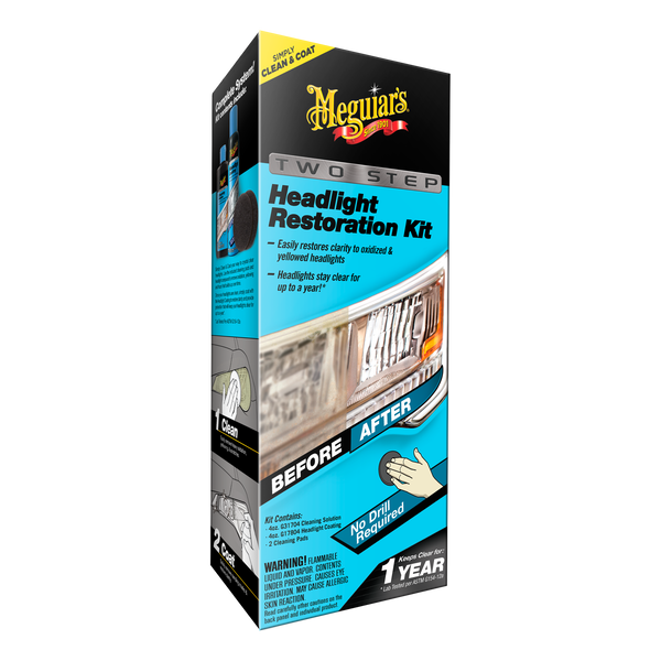 Meguiar's® Two Step Headlight Restoration Kit, G2970, Kit