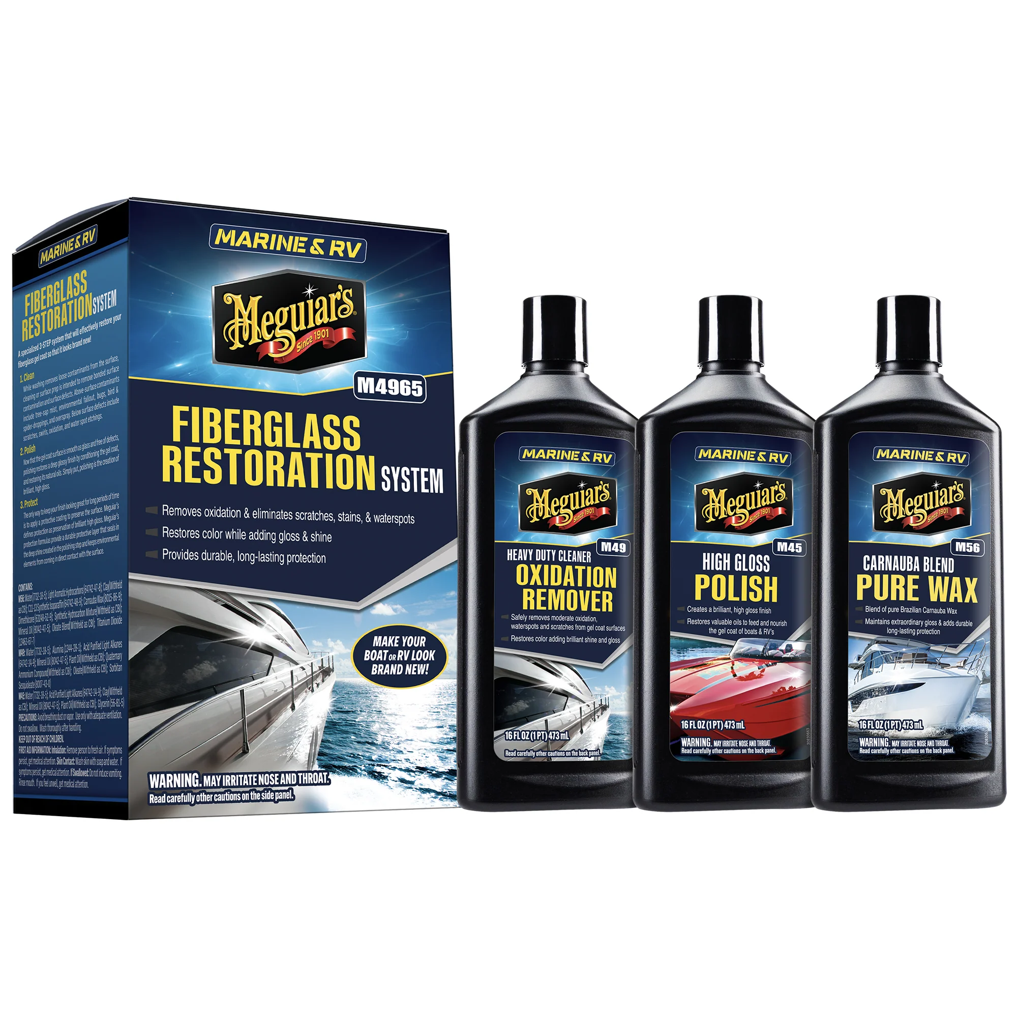 Meguiar's® Fiberglass Oxidation Removal Kit