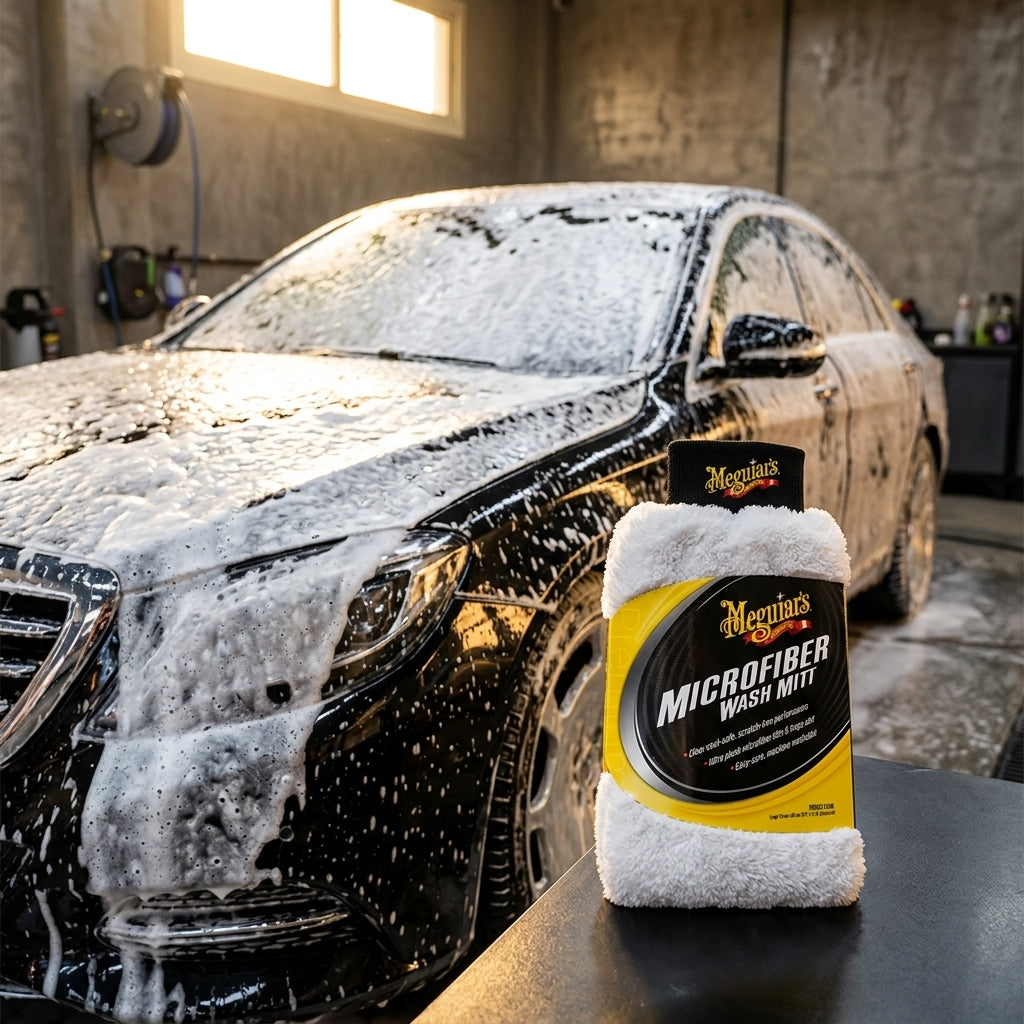 Meguiar's® Ultra Plush Wash Mitt - in scene