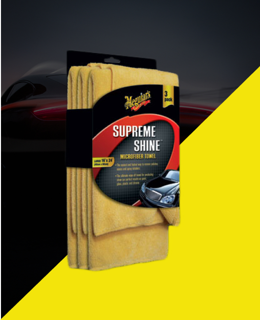 Supreme Shine Microfiber Towel – (3 Pack)